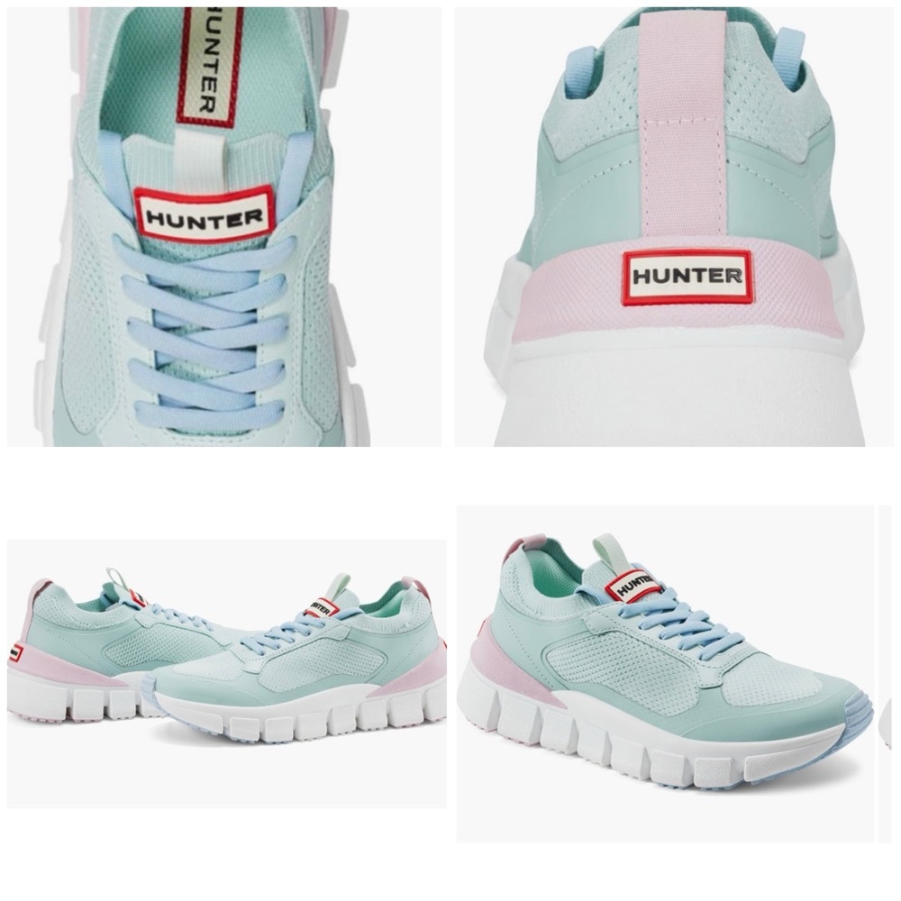 Hunter Irena Light Green Sneakers (Size 7) NWT